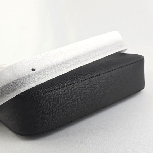 Michael Kors Jet Set Small Saffiano Leather Crossbody Bag Gold Tone Hardware - Picture 9 of 13